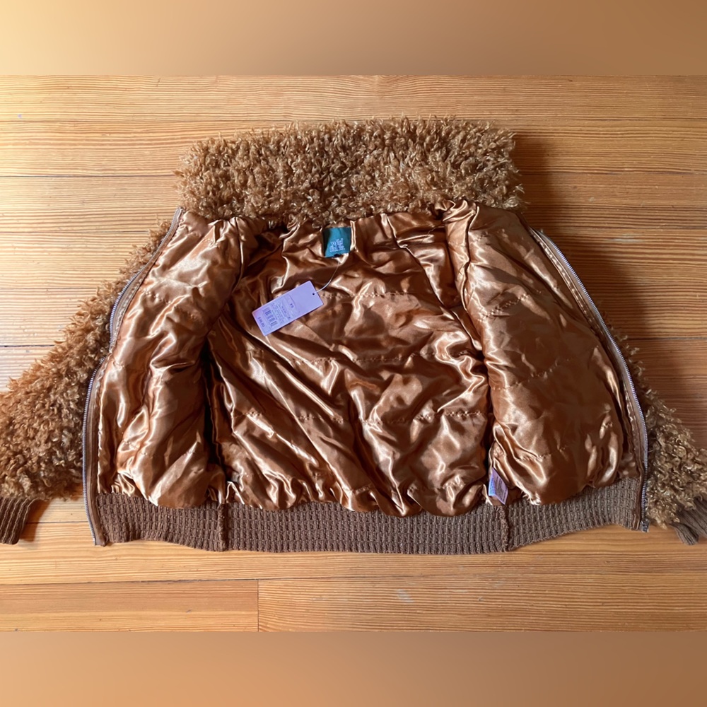 NWT Wild Fable Zip Up Sherpa
Jacket in Cognac Sz XS - Picture 4 of 9
